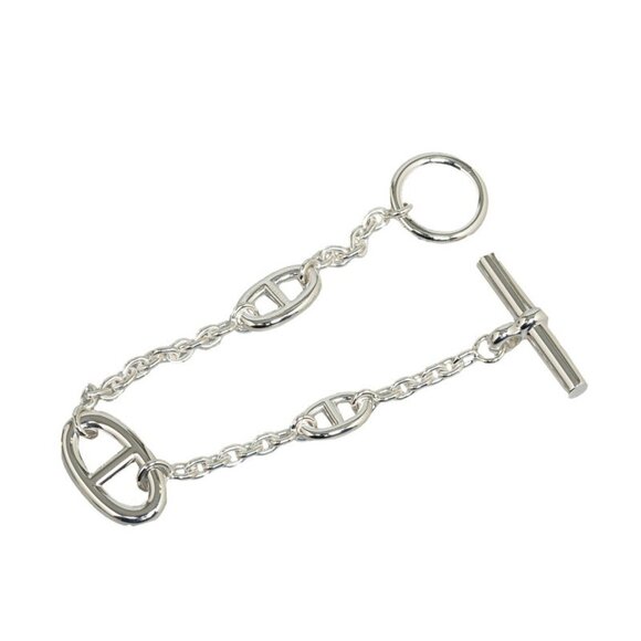 HERMES Silver Charm Bracelet - Picture 1 of 4
